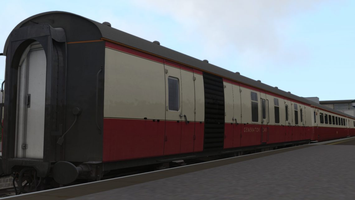 Locomotive Services Generator Coach 6311 (plus altered roof textures). V1.2