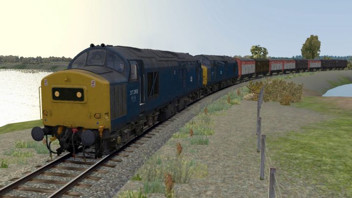 4S04 Lancaster to Smalmstown MoD – BR Blue Class 37 Express Freight