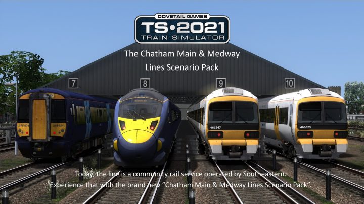 Train Simulator 2021: The Chatham Main & Medway Lines Scenario Pack 2017-2021 Volume 1 Add-On