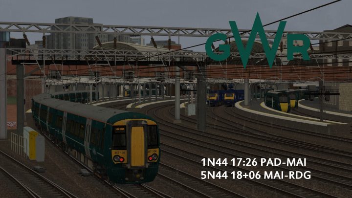 1N44 17:26 London Paddington-Maidenhead / 5N44 18+06 Maidenhead-Reading Depot