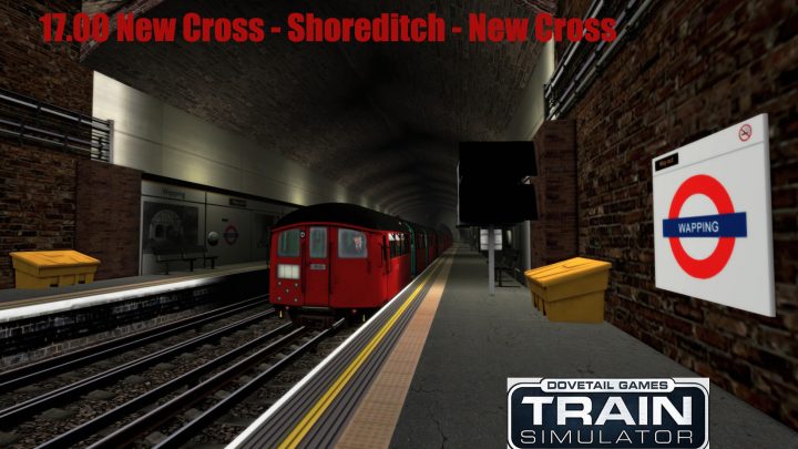 17.00 New Cross – Shoreditch – New Cross Class 483 (LU East London Line)