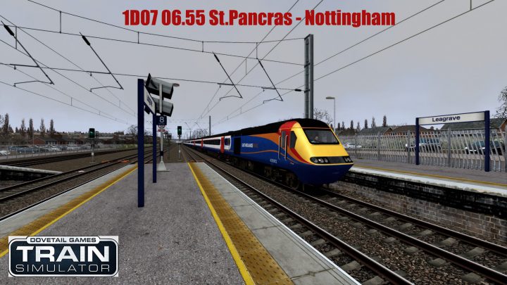 1D07 06.55 St.Pancras – Nottingham (MML) AP HST