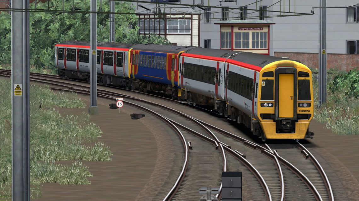 1K17 1054 Chester to Crewe