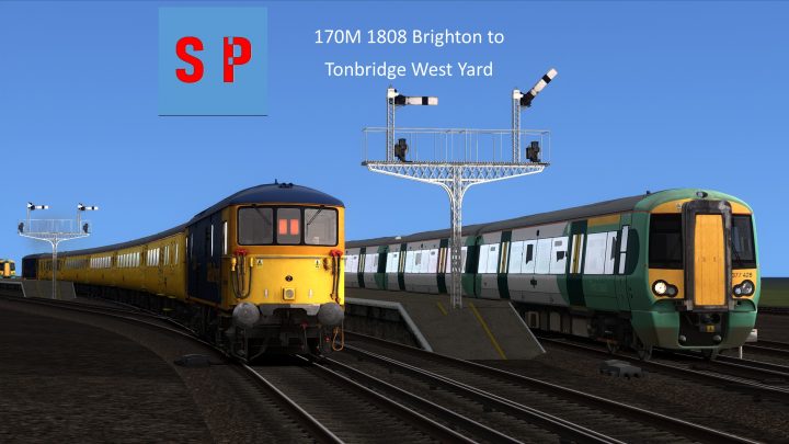 170M 1808 Brighton to Tonbridge West Yard