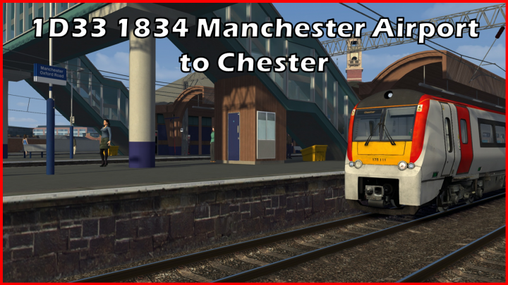1D33 1834 Manchester Airport to Chester