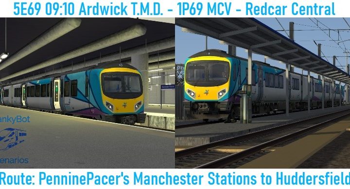 [CB] 5E69 09:10 Ardwick T.M.D. – 1P69 10:15 Manchester Victoria – Redcar Central