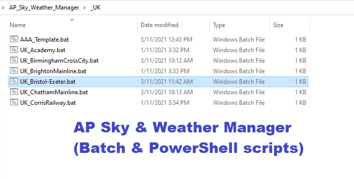 AP Sky & Weather Manager (scripts)