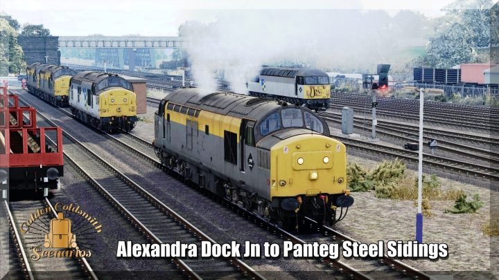 [G.G.S] 6A98 15:33 Alexandra Dock Jn to Panteg Steel Sidings (Updated 11/12/2021)