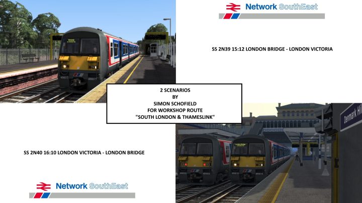 SS 2N39 15.12 London Bridge – London Victoria & SS 2N40 16.10 London Victoria – London Bridge