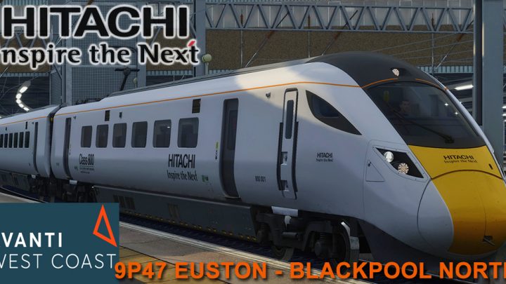9P47 07:43 London Euston – Blackpool North (800)