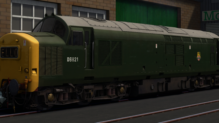 FICTIONAL Class 37 Unreferb BR Early Crest Green