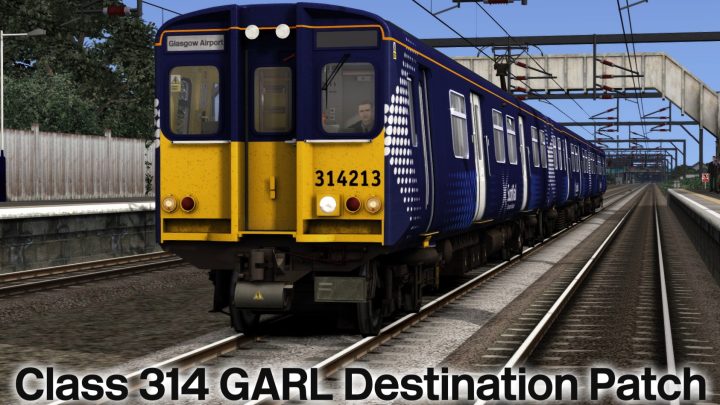 Class 314 Glasgow Airport Rail Link Destination Patch