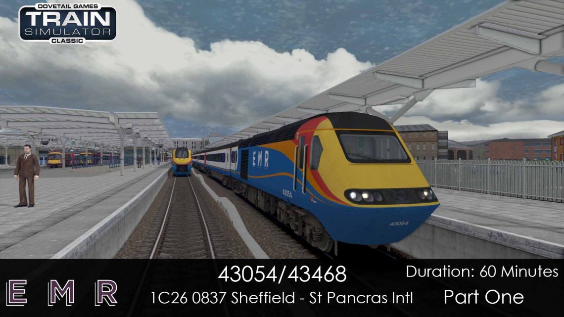 43054/43468/ 1C26 0837 Sheffield – London St Pancras International (Part One)