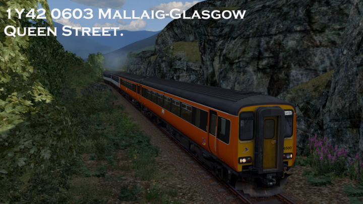 (WJ) 1Y42 06:03 Mallaig to Glasgow Queen Street